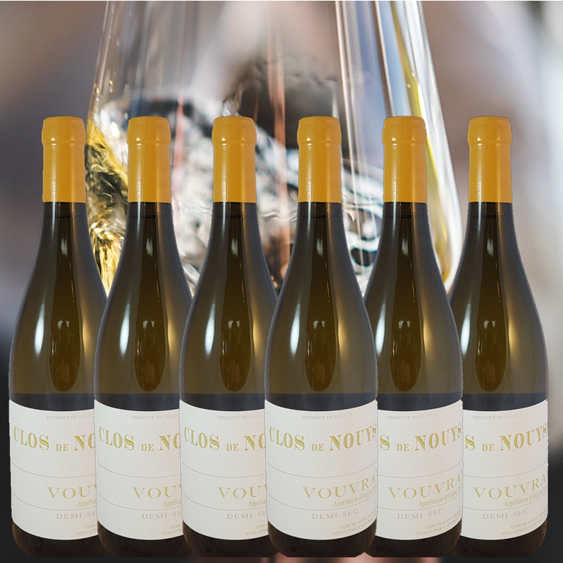 Clos de Nouys Vouvray Demi-Sec: six-bottle case